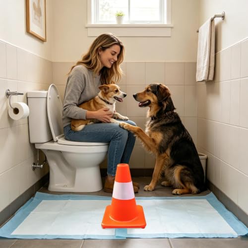 Dog Potty Training Pole | Stable Column Habits Trainer | Male Dog Marking Training Post,for Small Medium Large Breeds Apartment Dwellers Beginners - color: Red