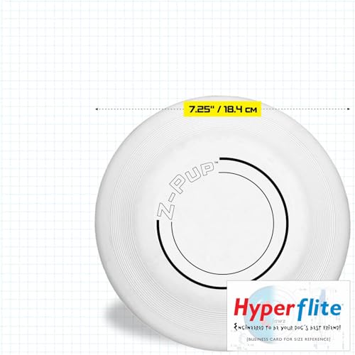 Hyperflite Z-Pup Hyperflex Flexible Dog Flying Disc, Small Dogs | Ultra Flexible, Puncture Resistant | 7.25-inch, 112g | Small Dogs | Purple