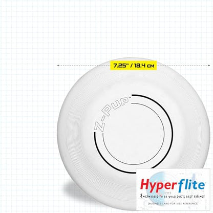 Hyperflite Z-Pup Hyperflex Flexible Dog Flying Disc, Small Dogs | Ultra Flexible, Puncture Resistant | 7.25-inch, 112g | Small Dogs | Purple