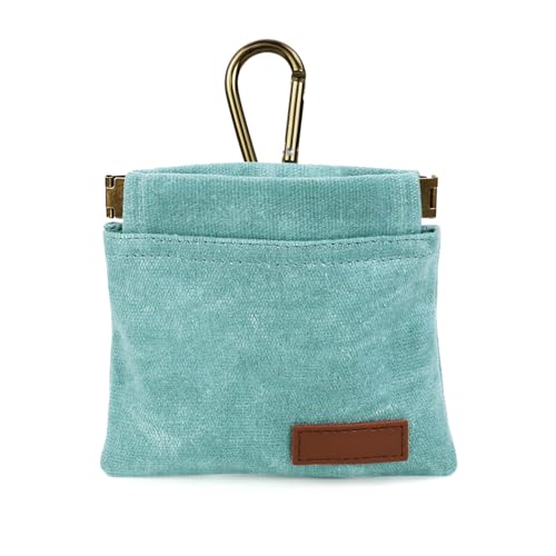 1 Pcs Pocket Pet Training Pouch,Dog Treat Pouch for Portable Pet Dog Walking Bag for Travel or Outdoor Use (Cyan) - color: Cyan