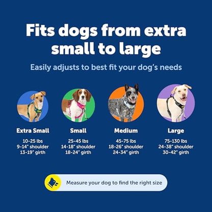 PetSafe Easy Walk Comfort No-Pull Dog Harness Full-Body Padding - Better Walks on the First Use - 5 Points of Adjustment Small, Pink - color: Pink, size: Small