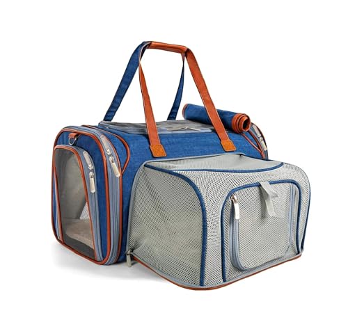 Mr. Peanut's Gold Series Standard Size Airline Compliant Expandable Pet Carrier V3.0 - color: Charcoal Ash