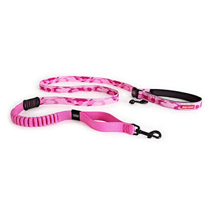 EzyDog Road Runner Hands Free Dog Leash – Waist Leash for Dog Walking, Jogging and Running with Zero Shock Bungee, Reflective Stitching, and Adjustable Waist (Pink Camo) - color: Pink Camo, size: Standard