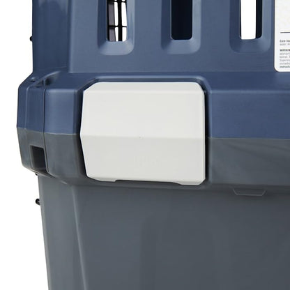 EveryYay by Petco 2-Door Pet Kennel XX-Small 19.3" L X 12.6" W X 13.1" H Navy & Grey - size: 19.3"L x 12.6"W x 19.3"H