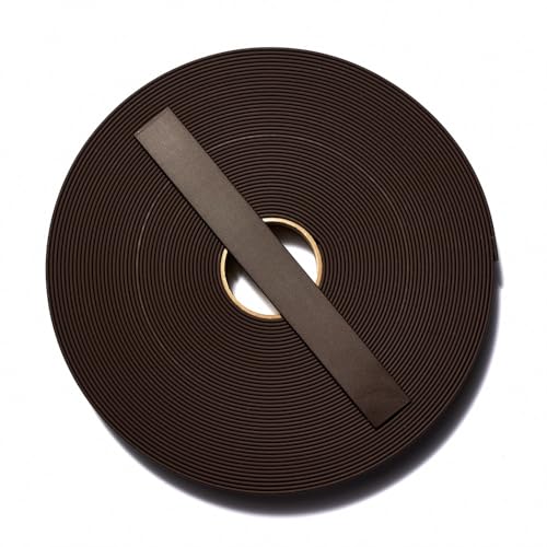 Buckleguy.com BioThane®, Beta, Leather Weight - color: Brown, size: W: 1-1/2" and L: 1 Foot (continuous length)