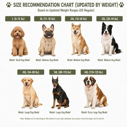 Waterproof Dog Rain Coat, Breathable Windproof Dog Raincoat with Adjustable Strip, Leash Port, Removable Hood, Reflective Full-Body Coverage Pet Poncho | Medium Dogs, Green (4XL) - size: 4XL-Fit for 44 to 88 pounds