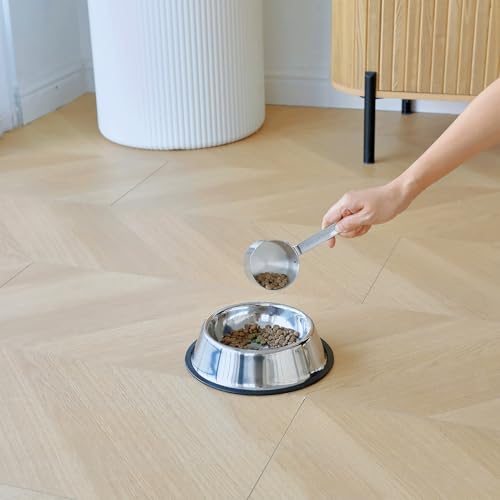 KEAWELL Premium Dog and Cat Food Measuring Cup 18/10 Stainless Steel (1, 2/3 Cup) - size: 2/3 Cup