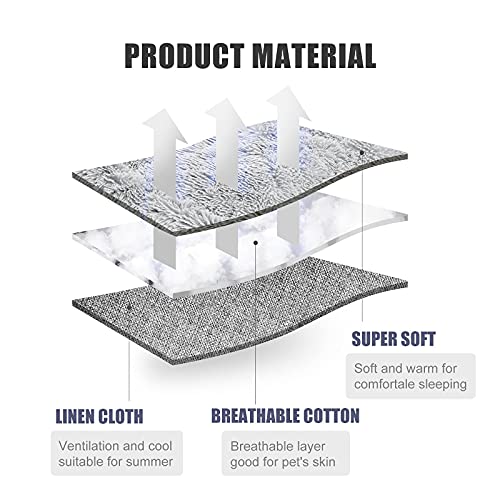 Cat Bed Self Warming, Foldable Self Heated Cat Mat Heating Pad 24 x 20 inch Extra Warm Thermal Pet Pad for Indoor Outdoor Cats, Non-Slip Bottom Washable Non Electric, Grey - color: Grey