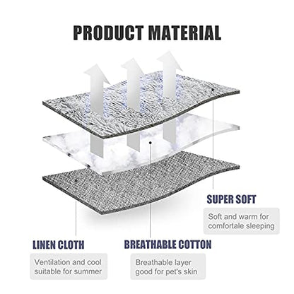 Cat Bed Self Warming, Foldable Self Heated Cat Mat Heating Pad 24 x 20 inch Extra Warm Thermal Pet Pad for Indoor Outdoor Cats, Non-Slip Bottom Washable Non Electric, Grey - color: Grey
