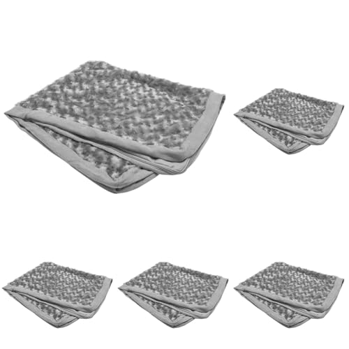 Furhaven Replacement Dog Bed Cover Ultra Plush Faux Fur & Suede Mattress, Machine Washable - Gray, Large (Pack of 5) - color: Gray, size: Large (Pack of 5)