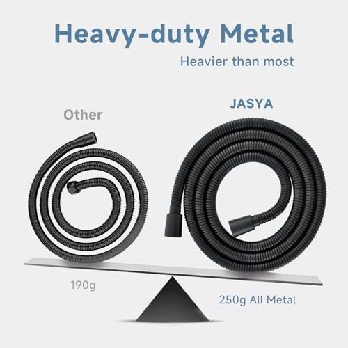 Black Shower Hose Replacement For Cleaning 304 Stainless Steel Shower Head Hoses 59 Inches High Pressure Bidet Hose Flexible Matte Black Extension Showerhead Hoses Extra Long - color: Black, size: 59 Inches
