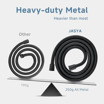 Black Shower Hose Replacement 6 foot 304 Stainless Steel Hand Held Shower Head Hoses - 69 Inches High Pressure Sprayer Bidet Hose Flexible Matte Black Extension Showerhead Hoses Extra Long - color: Black, size: 69 Inches