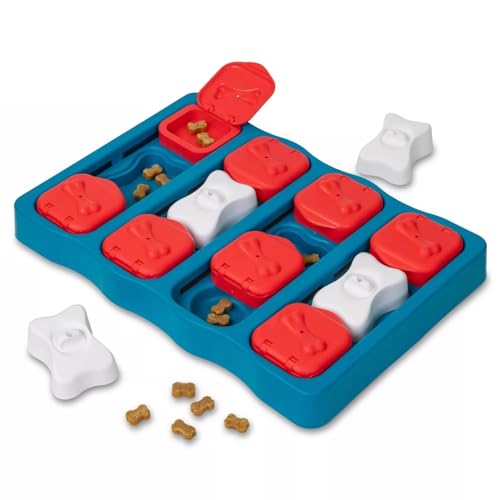 Interactive Dog and Cat Games Treat Hiding Challenge Mental Stimulation with Rewards (12.75 Inch Brick Game) - size: 12.75 Inch Brick Game