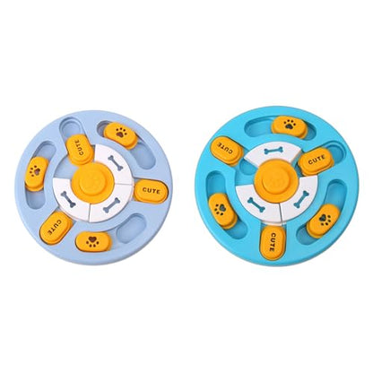 Sliding Modulel Intelligence Feeding Toy Interactively Slow Feeders Puzzles Bowl for Mental Enrichment And Training