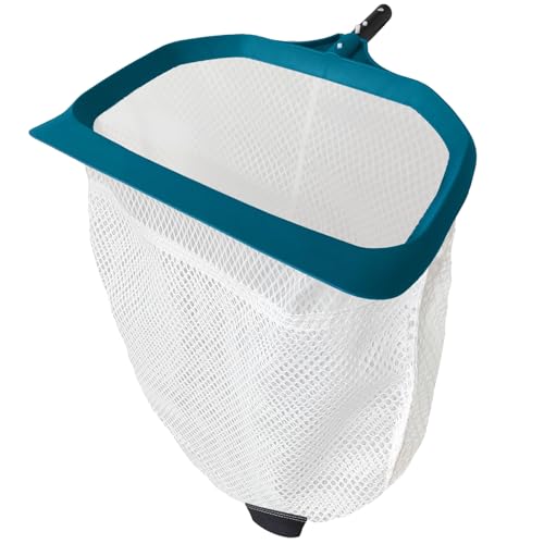 POOLWHALE Pool Skimmer Net - Upgrade Swimming Leaf Rake with Extra Wide Scoop Edge, Fine Mesh Nets for Pool Cleaning Leaves, Debris (Not Pole) - size: Diamond Pool Rake