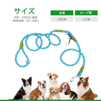 Hands Free Dog Leash Crossbody Dog Running Leash Handsfree Pet Rope for Hiking Training Heavy Duty Reflective Pet Walking Belt (Blue) - color: Blue