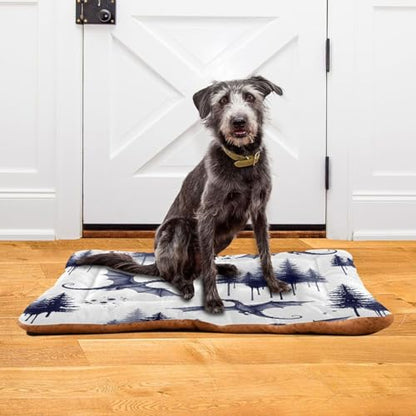 Black White Dragon Pattern Pet Bed Mat for Dogs and Cats, Soft Washable Crate Pad with Non-Slip Bottom, Cozy Bed Cushion for Small Medium Large Pets, 24x36 Inch - size: Medium