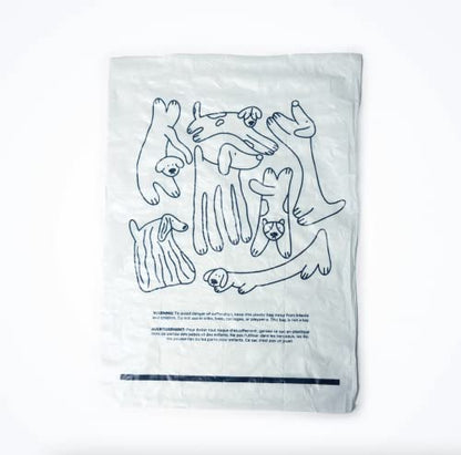 Diggs Dog Poop Bags (8-Rolls) - Durable & Odor Resistant Pet Waste Bags Refill Pack - One-Hand Dispensing, Innovative No-Tear Pet Products - 120 Bag Count