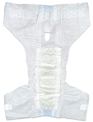 Paw Inspired Disposable Dog Diapers | Female Dog Diapers Ultra Protection | Diapers for Dogs in Heat, Excitable Urination, or Incontinence (12&144 Count) (X-Large (12 Count)) - size: X-Large (12 Count)