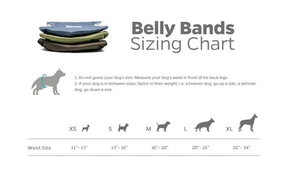 Pet Parents® Washable Belly Bands for Male Dogs (3pack) + Extendrs® of Durable Dog Diapers Male, Premium Male Dog Diapers & Dog Wraps (X-Small, Koda) - color: Koda, size: X-Small (11-13")
