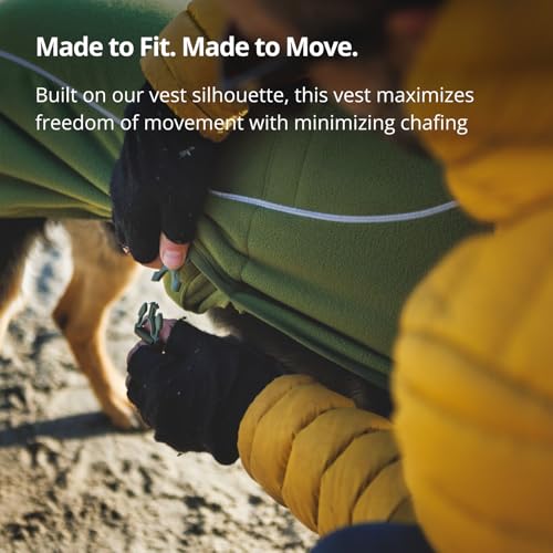 Ruffwear, Climate Changer Dog Fleece Vest, Lightweight, Warm, Winter Coat for Dogs with Adjustable Fit, Quick Release Buckles, Reflective Trim, and Harness Compatibility, Berry Lava, XX-Small - color: Berry Lava, size: XX-Small