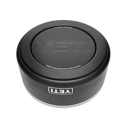 YETI Boomer 8, Stainless Steel, Non-Slip Dog Bowl, Holds 64 Ounces - color: Black