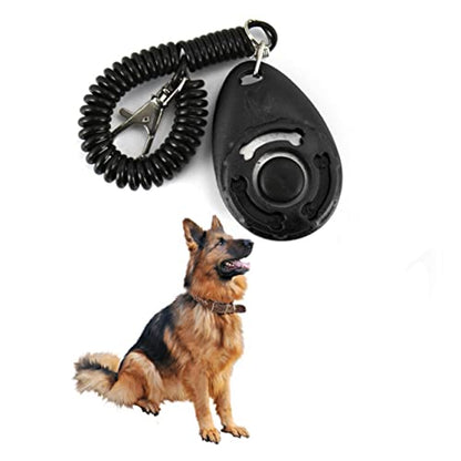 FOMIYES 12pcs Professional Dog Clicker Big Button Training Tool Wrist Strap Pet Training Clickers for Quick and Easy
