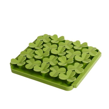 Tall Tails Clover Foraging Mat for Dogs and Cats – Slow Pet Feeder Puzzle Mat for Easy & Engaging Feeding - color: Clover