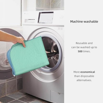 Pee Pads for Adults, Kids and Pets, Cotton-Like Surface, Machine Washable, 100% Leak Prevention with Waterproof TPU Layer (4 Pack, 34*36 inch) - size: 4 pack, 34*36 inch