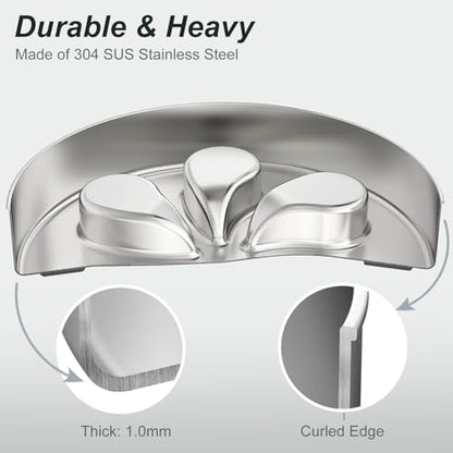 Slow Feeder Dog Bowl-3.5Cups for Large Breeds, Food Grade 304 Stainless Steel Dog Bowls with Non-Slip Base, Maze Pet Dish to Slow Down Eating, Dishwasher-Safe [2Pack] - color: Spiral-2Pack, size: XL 3.5~4Cups