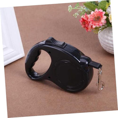 SUPVOX Automatic Retractable Dog Leash with Lock Braking System Telescopic Traction Rope Belt for Small and Medium Pets Large Ergonomic Handle for Comfortable Grip Black