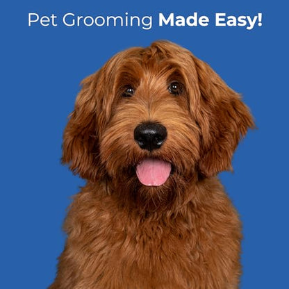 Freshly Bailey Pet Grooming Scissors Set with Round Tips for Dogs & Cats - Professional Grade Shears Safely Cut Through Dog or Cat Hair - Fur Trimming Made Easy - (Set of 2)
