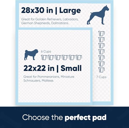 American Kennel Club Scented Puppy Training Pads with Ultra Absorbent Quick Dry Gel – 28 x 30 Pee Pads for Dogs - Fresh Scented - 50 Count, XL (Pack of 2) - size: 28 x 30 - 50 Count (Pack of 2)