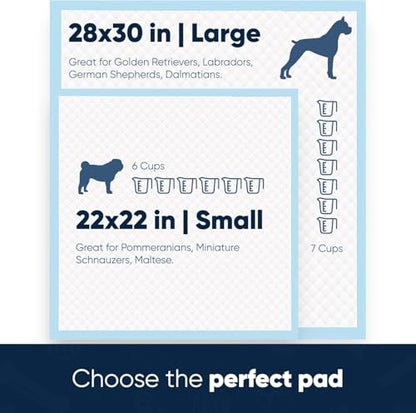 American Kennel Club Scented Puppy Training Pads with Ultra Absorbent Quick Dry Gel – 28 x 30 Pee Pads for Dogs - Fresh Scented - 50 Count, XL (Pack of 2) - size: 28 x 30 - 50 Count (Pack of 2)