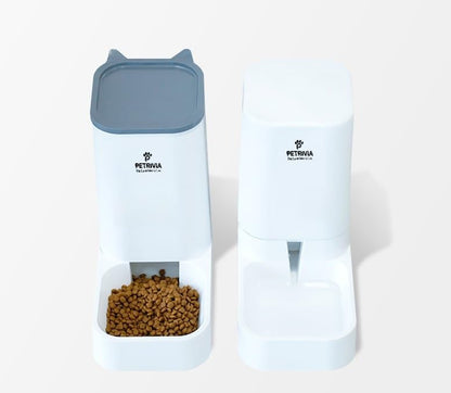 Automatic Pet Feeders Automatic Dog Food and Water Dispenser Water Dispenser for Dogs Gravity Water Dispenser Cat Feeders Automatic Cat Food Dog Water and Food Dispenser Gravity Pet Water Dispenser