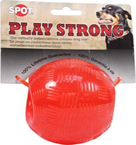 SPOT Play Strong Bones Chew Toys and Ball Toys for Dogs - Great for Aggressive Chewers and Puppies - Ball - Small - size: Large