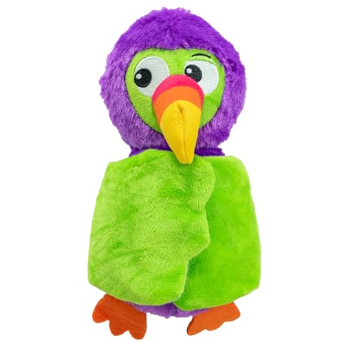 Outward Hound by Nina Ottosson Hide-Ablez Plush Dog Puzzle with Treat Ball, Toucan, Multicolored - color: Hide-Ablez Toucan