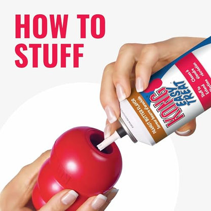 KONG Classic Stuffable Dog Toy - Fetch & Chew Toy for Dogs - Treat-Filling Capabilities & Erratic Bounce for Extended Play Time - Durable Natural Rubber Material - for Extra Large Dogs (Pack of 2) - size: X-Large(2-Pack)