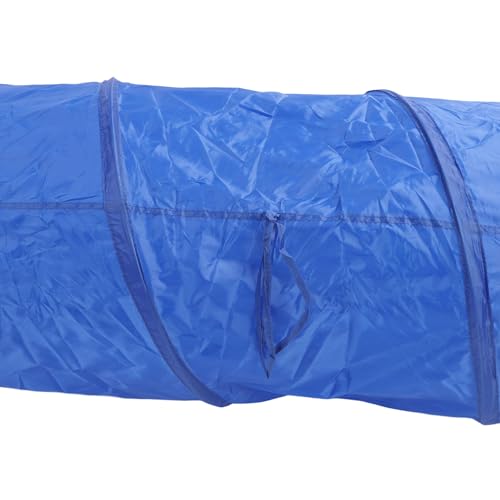 GOWENIC Dog Agility Tunnel, Foldable Pet Training Tunnel with Carry Bag, Skills Exercise for Outdoor Play, Dog Agility Training Equipment