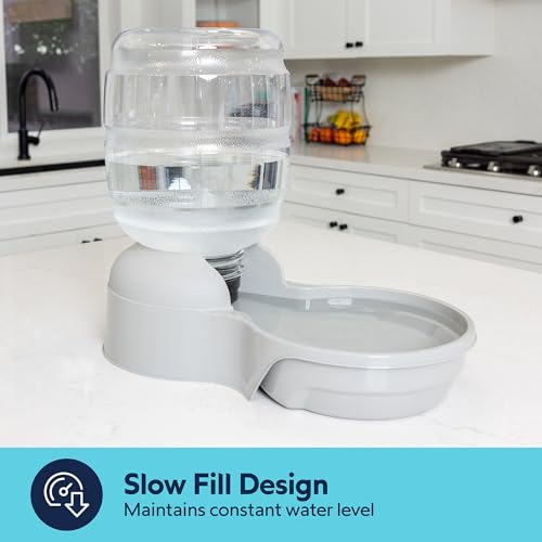Petmate Aspen Pet Lebistro Cat and Dog Water Dispenser, Made in USA - color: Bleached Linen