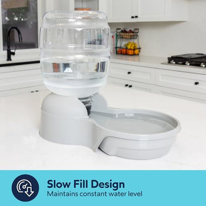 Petmate Aspen Pet Lebistro Cat and Dog Water Dispenser, Made in USA - color: Bleached Linen
