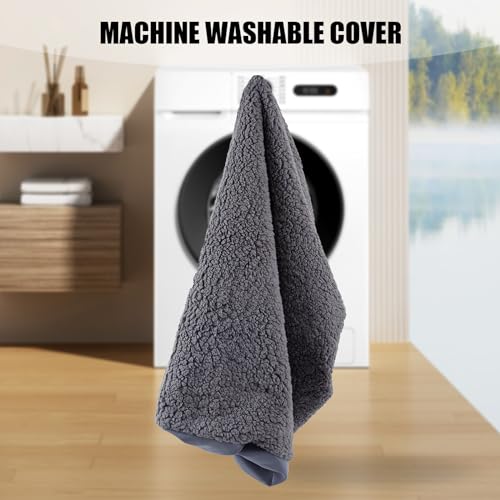 Dog Bed Cover Replacement Washable,Crate Pad Cover with Zipper,Oxford Dog Bed Sheets,Pet Bed Cover Hair Easy to Remove (Gray #2, 32 * 44 * 6inch) - color: Gray #2, size: 32*44*6inch