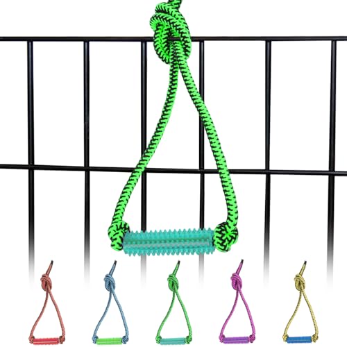 Interactive Dog Toys, Crate Training Aids for Puppies, Puppy Teething Toys,Peanut Butter Dog Food Treat Dispenser Toys (Green) - color: Green