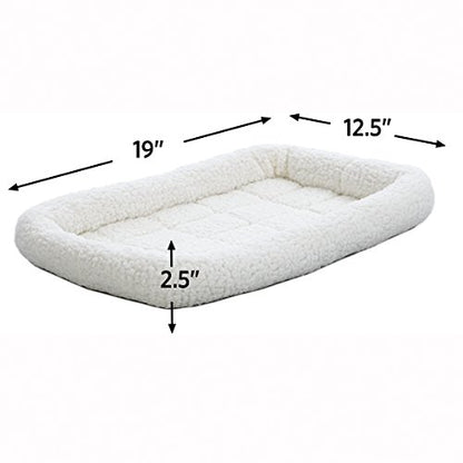 MidWest Homes for Pets Pet Bed for Dog Carrier & Travel Carrier | Pet Bed Fits 22-Inch Plastic Pet Carriers for XS Dog Breeds & Small Cats - size: 22"