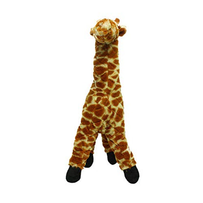 MIGHTY Tuffy 2 Pack Giraffe Dog Toys | Ultra Durable Plush Toy with Multiple Layers & Reinforced Seams , Washable and Floats , Mighty® Construction - color: 2PK Brown Giraffe