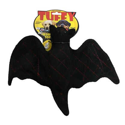 World's Tuffest Soft Dog Toy - Desert Bat - Squeakers - Multiple Layers. Made Durable, Strong & Tough. Interactive Play (Tug, Toss & Fetch). Machine Washable & Floats - color: Black Bat