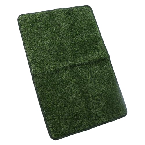 Zerodis Dog Training Potty Pad Tray with Replacement Grass, Pet Turf Toilet System for Dogs and Small Pets Litter Box