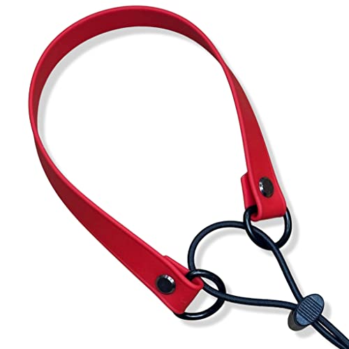 Waterproof E-Collar Replacement Strap Dog Collar - Easy On Bungee - color: Pink, size: 3/4" Wide