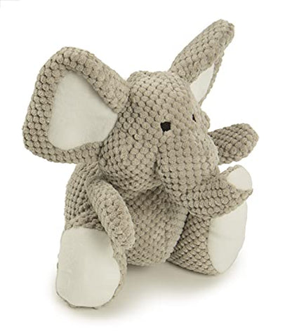 goDog Checkers Elephant Squeaky Plush Dog Toy, Chew Guard Technology - Gray, Large (Pack of 6) - color: Checkers - Elephant (Gray), size: Large (Pack of 6)