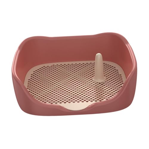 Dog Toilet, Mesh Grids Pet Training Toilet, Indoor Indoor Potty Tray, Cleaning Tool Mesh Grids Toilet, Red Large - color: Red Large